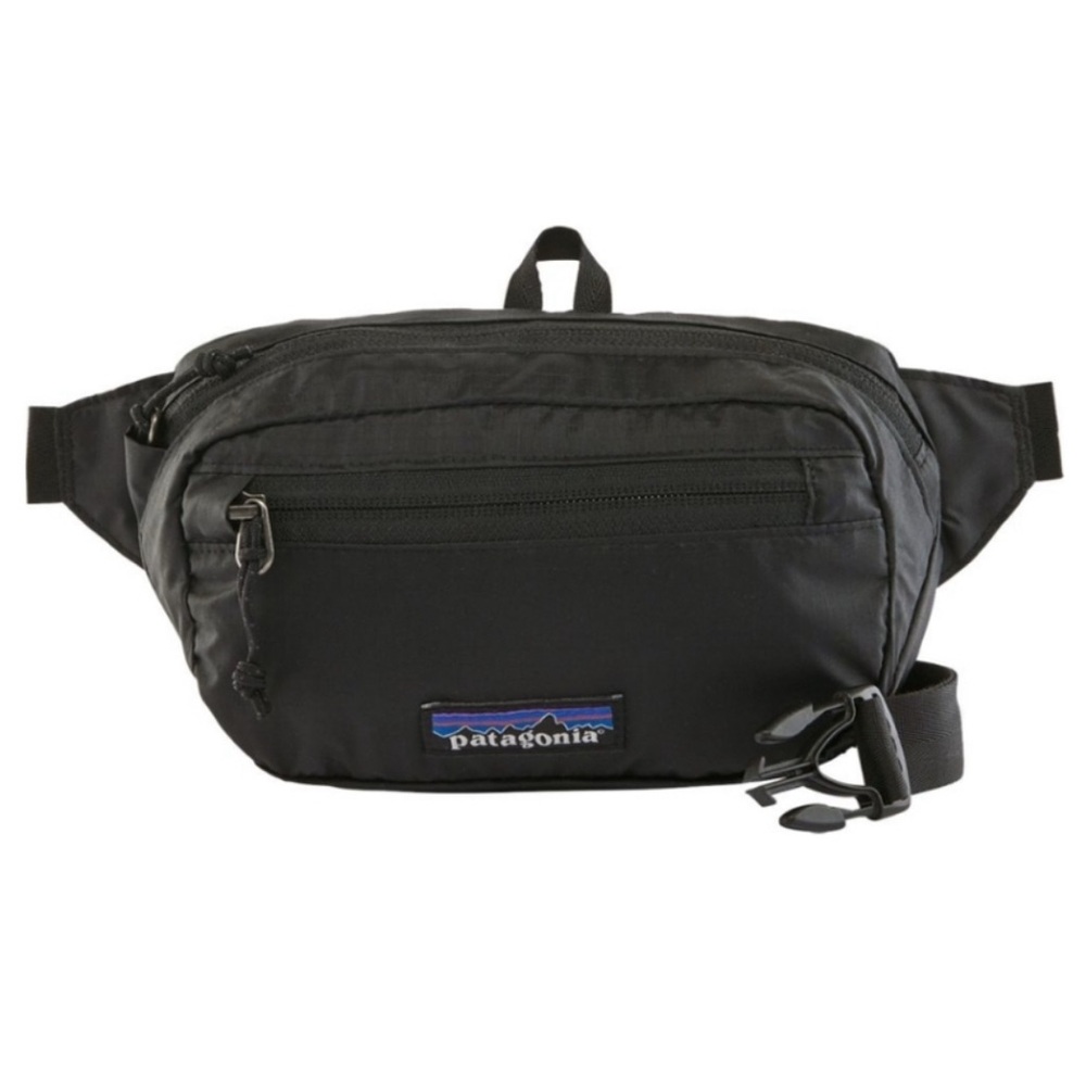 Patagonia Black Nylon Waist Pack with Logo Patch - Picture 2 of 6